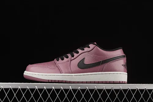 All categories Air Jordan Jordan series basketball shoes Air Jordan 1 Low Air Jordan 1 Low "Magenta" AJ1 Joe 1 magenta black low-top cultural and leisure sports sneakers DC7268-500